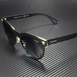 Versace Black Polarized Women's Sunglasses